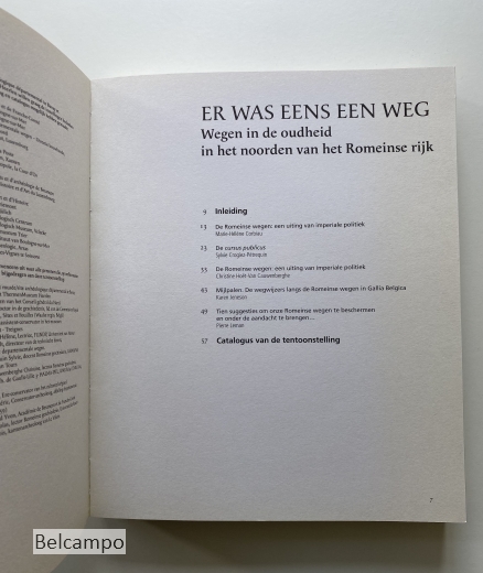 Er was eens een weg. Wegen in de oudheid in het noorden van Het Romeinse Rijk