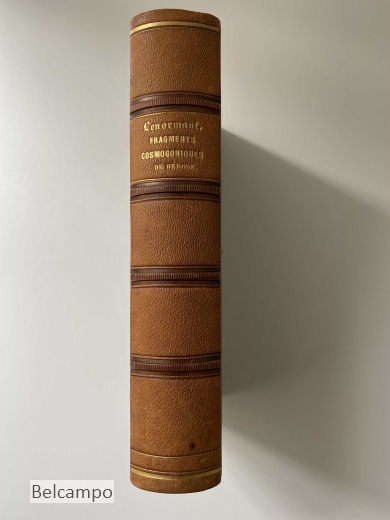 Essai de commentaire des fragments cosmogoniques