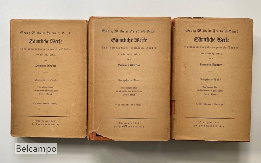 Vorlesungen über die Geschichte der Philosophie