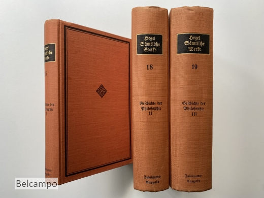 Vorlesungen über die Geschichte der Philosophie