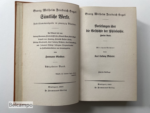 Vorlesungen über die Geschichte der Philosophie