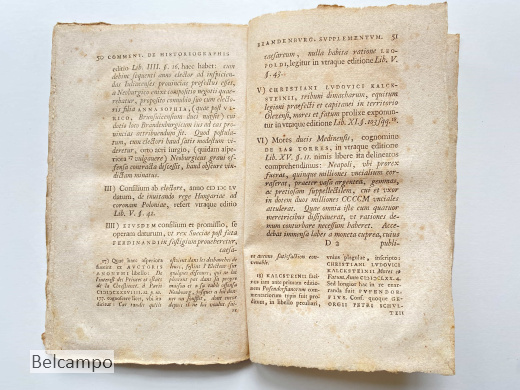 Commentationes Historico-Literariae Qvarvm Prior Consilivm Friderici Wilhelmi M