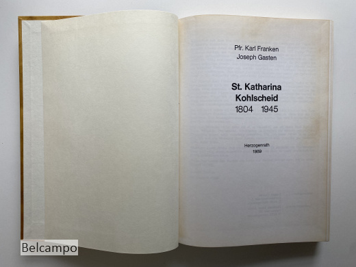 St. Katharina Kohlscheid 1804 - 1845