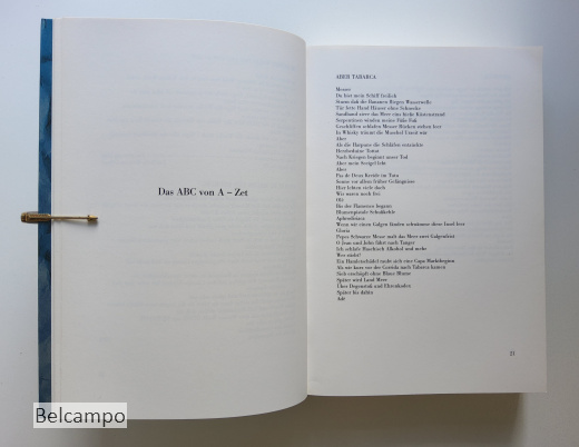Klar Schilf zum Geflecht. Das ABC von A-Zet. Lyrische Texte 1954-1984