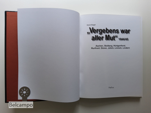 Vergebens war aller Mut 1944/45.