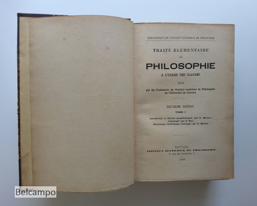 Traité élémentaire de philosophie à lusage des classes