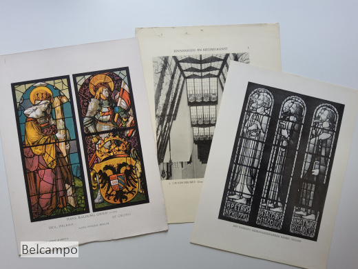 Die Glasmalerei., Ihre Technik und ihre Geschichte.