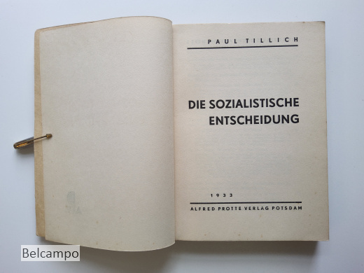 Die sozialistische Entscheidung.