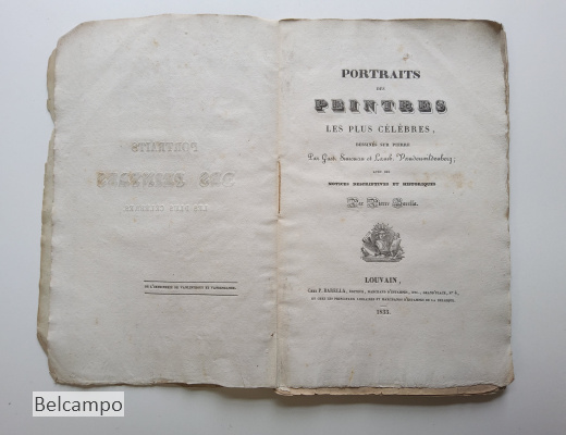 Portraits des peintres les plus célèbres, dessinés sur pierre par Gust. Simonau et Lamb. Vandenwildenberg