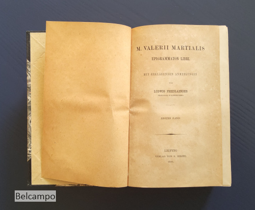 M. Valerii Martialis Epigrammaton libri.