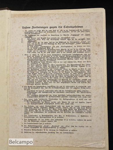 Tabak und Organismus
