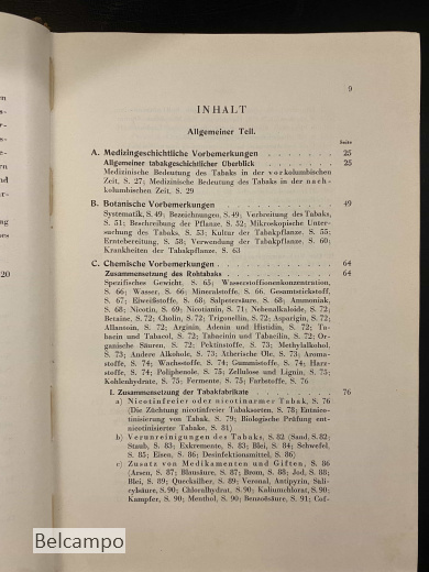 Tabak und Organismus
