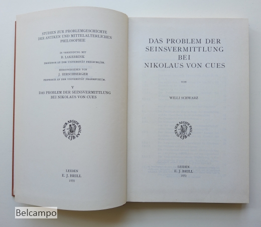 Das Problem der Seinsvermittlung