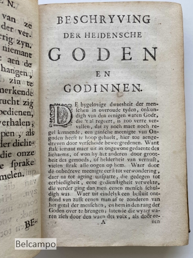 Beschryving der Heidensche goden