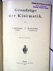 Grundzüge der Kinematik