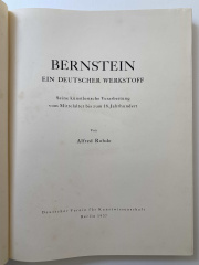 Bernstein. Ein deutscher Werkstoff.