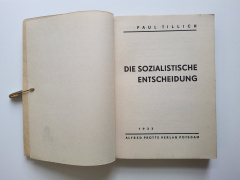 Die sozialistische Entscheidung.
