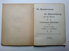 De bloedsomloop en de spijsvertering van den Mensch